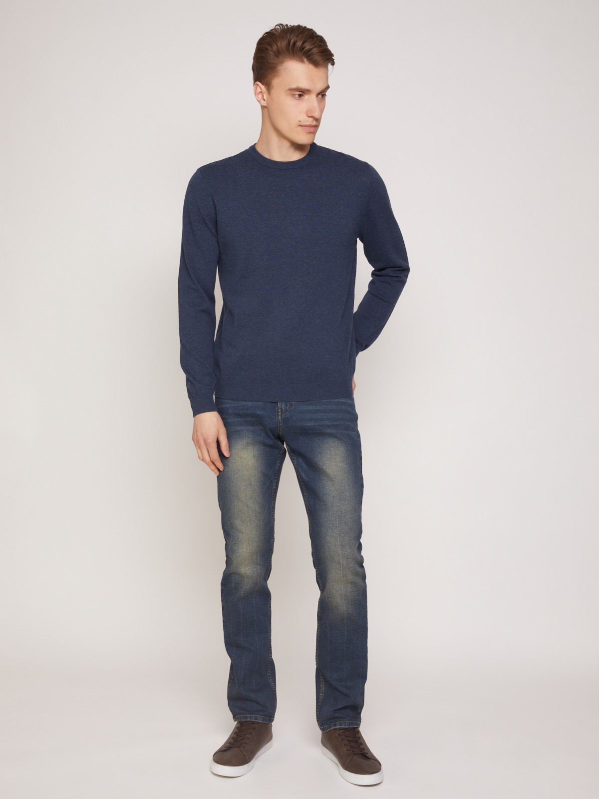

Джемпер мужской Zolla 011336123042 синий XL, 011336123042