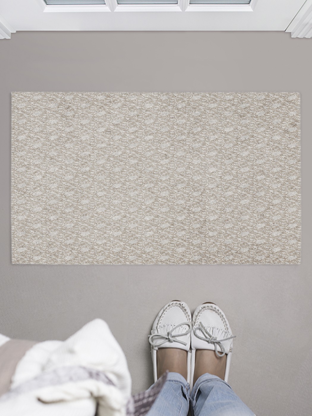 

Придверный коврик в прихожую для обуви, на резиновой основе, 75x45 см door_61564 JoyArty