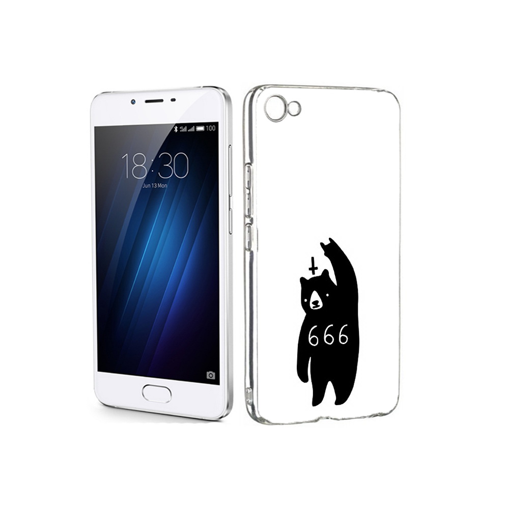

Чехол MyPads Tocco для Meizu U20 медведь 666 (PT50622.85.462), Прозрачный, Tocco