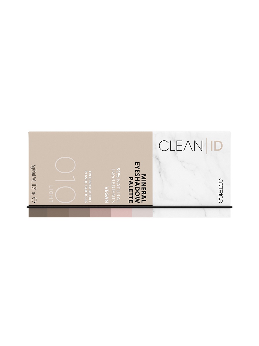

Тени для век CATRICE,Clean ID Mineral Eyeshadow Palette, 010 Light
