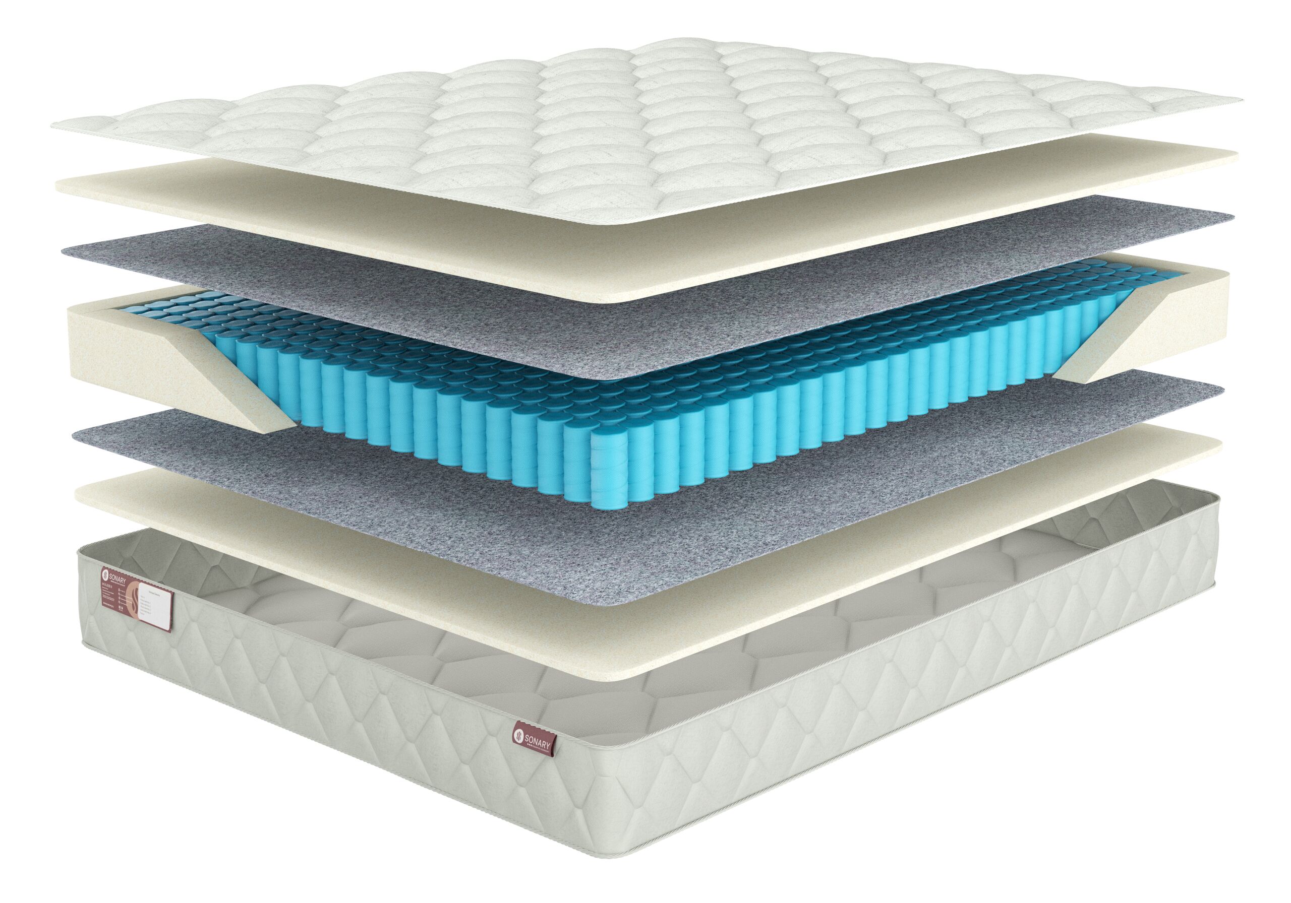 

Матрас Sonary Town Okonek 140х190, Белый, Okonek