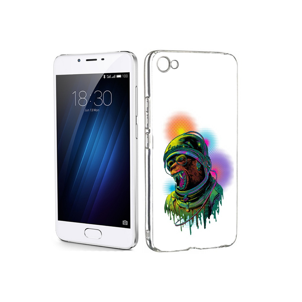 

Чехол MyPads Tocco для Meizu U20 медведь космонавт (PT50622.85.466), Прозрачный, Tocco