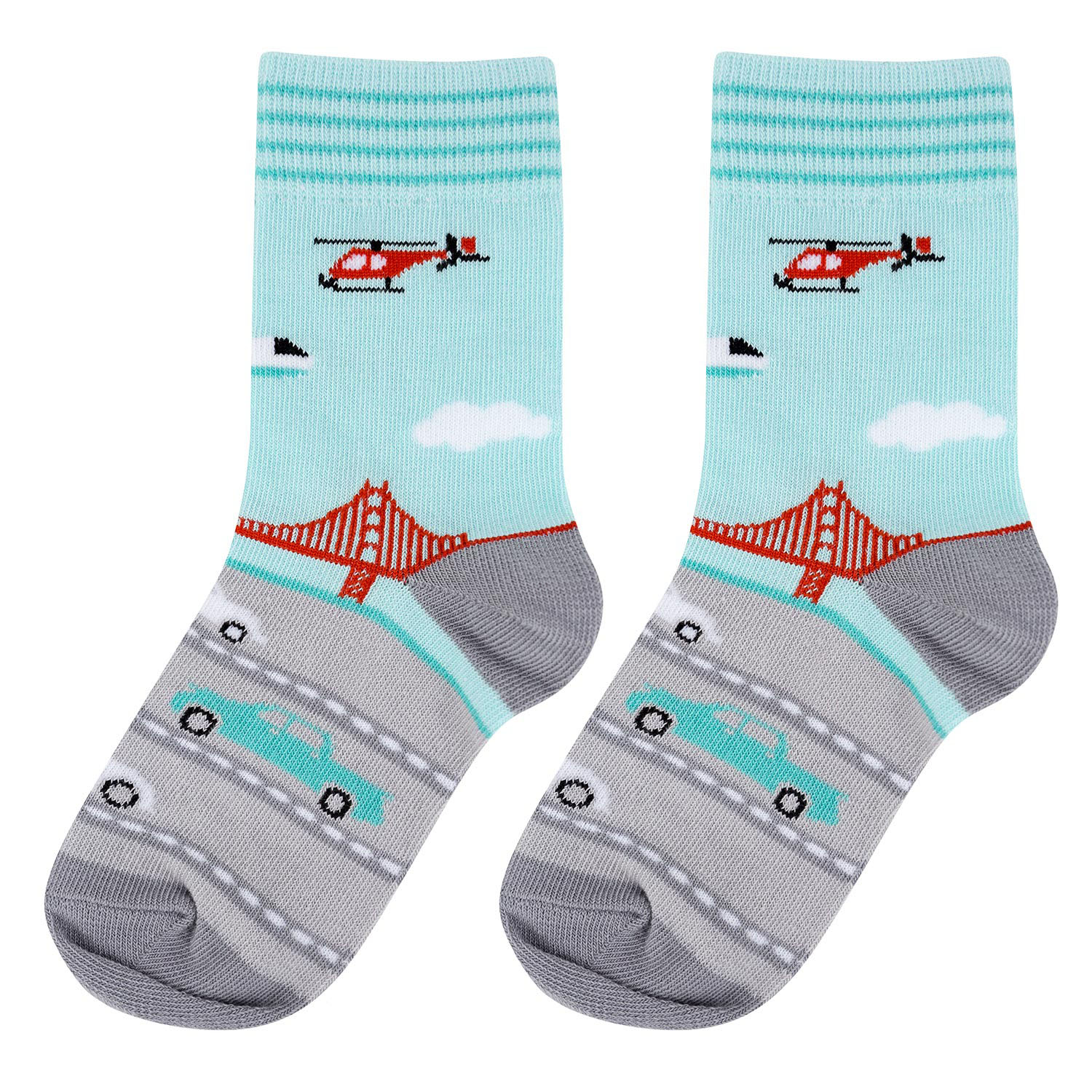 

Носки детские Kawaii Factory Город, размер16-18 (4-5 лет), KW009-000874