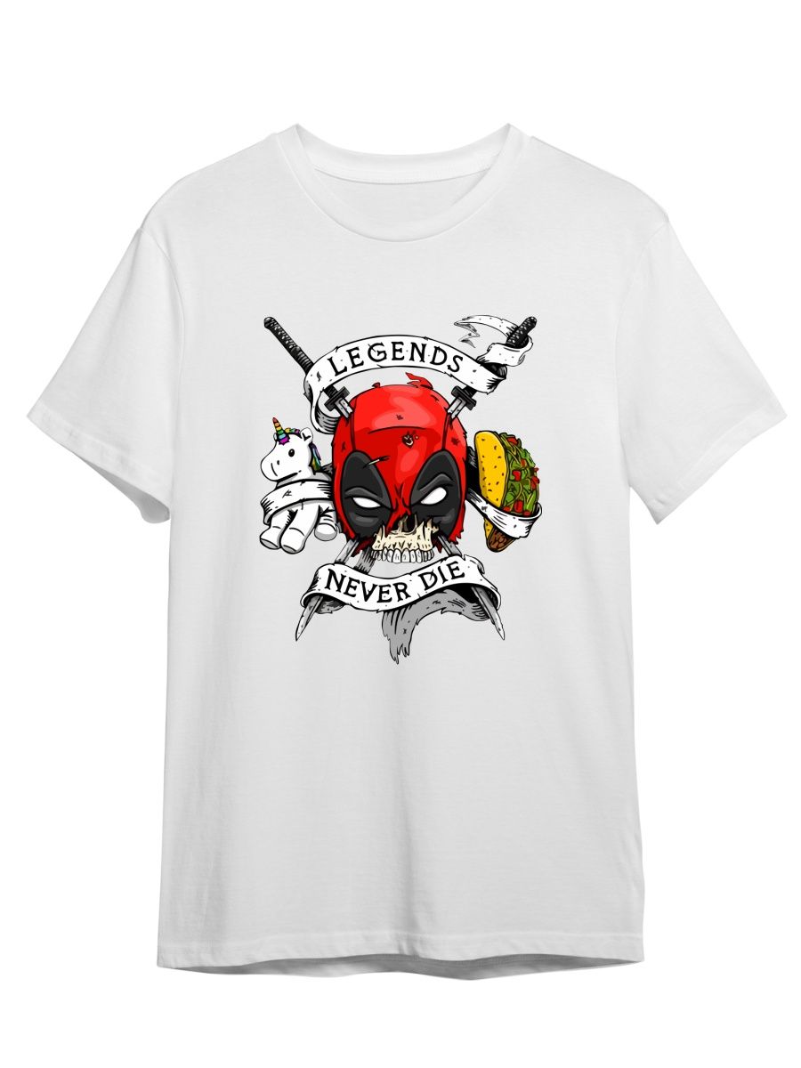 

Футболка унисекс СувенирShop Deadpool/Дэдпул/Marvel 4 белая 3XL (56-58), "Deadpool/Дэдпул/Marvel" 4