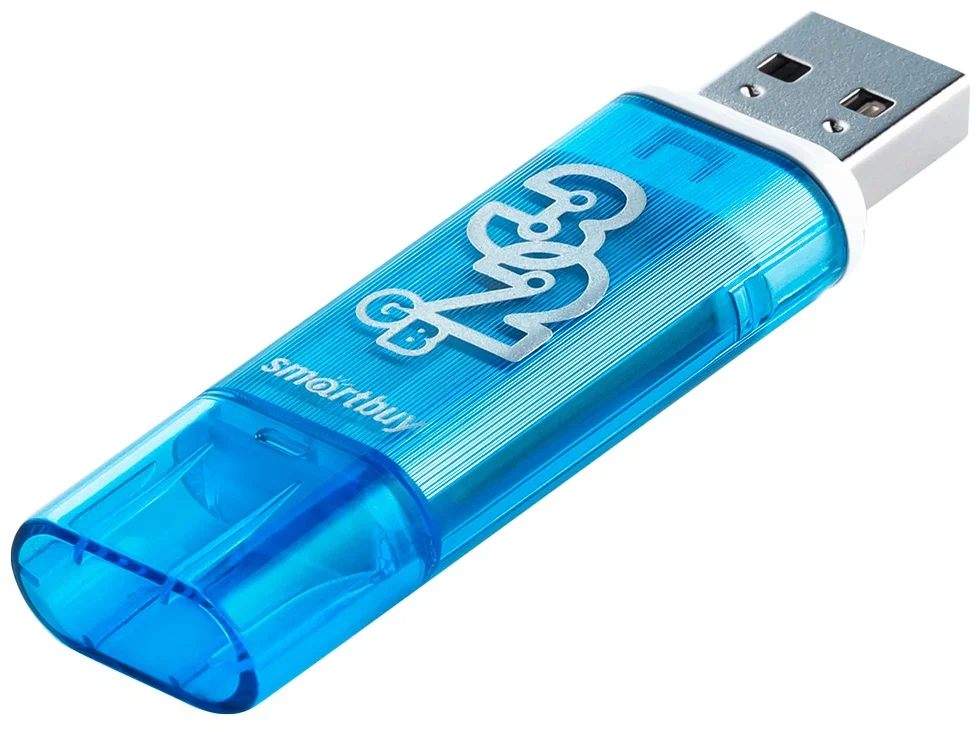 

Флешка SmartBuy Glossy 32Gb Blue SB32GBGS-B