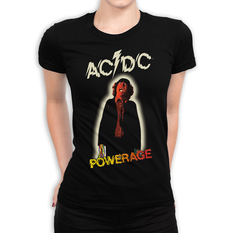 фото Футболка женская dream shirts ac/dc 10007281 черная 2xl