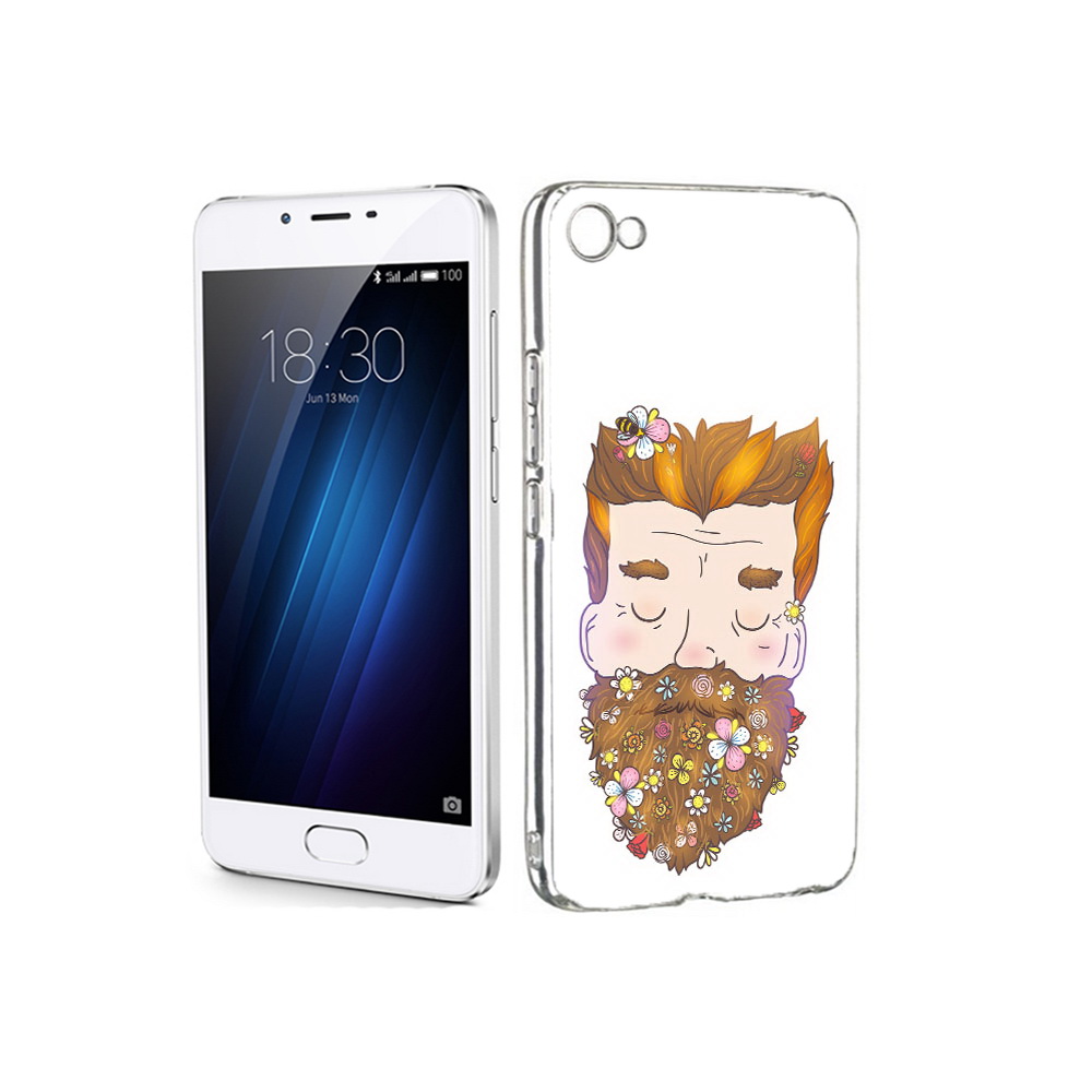 

Чехол MyPads Tocco для Meizu U20 мужчина с цветами в бороде (PT50622.85.489), Прозрачный, Tocco