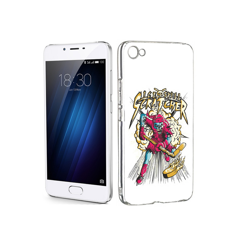 

Чехол MyPads Tocco для Meizu U20 нарисованный скелет хоккеист (PT50622.85.514), Прозрачный, Tocco