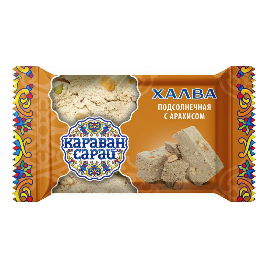 

Халва Караван-Сарай подсолнечная с арахисом 350 г