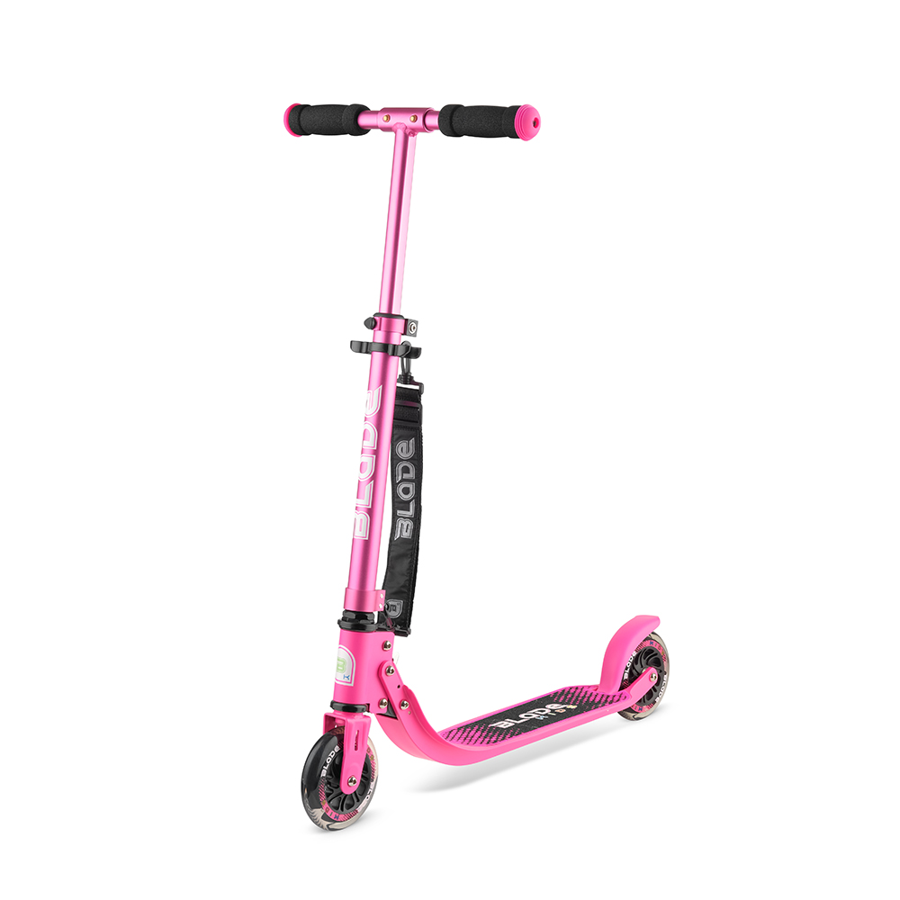 Самокат Blade Sport Blade Kids Jimmy 125, Pink/metallic, светящиеся колеса