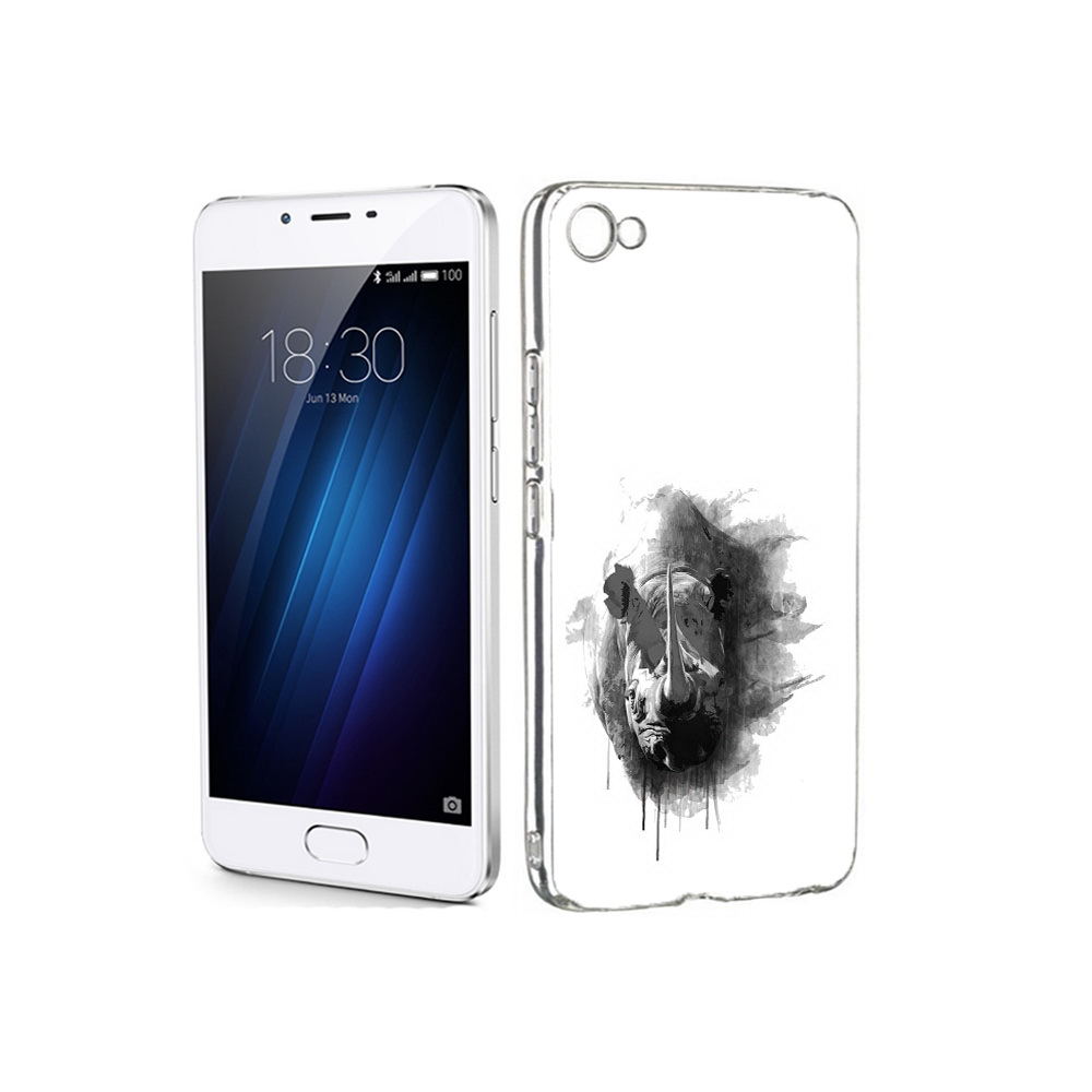 

Чехол MyPads Tocco для Meizu U20 носорог (PT50622.85.523), Прозрачный, Tocco