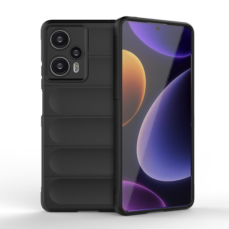 

Противоударный чехол Flexible Case для Redmi Note 12 Turbo, черный, Flexible Case