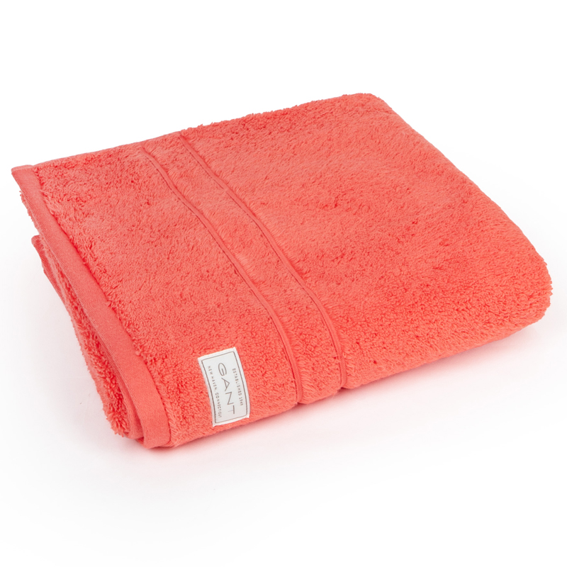 

Полотенце маxровое Gant Home Premium 70x140см, цвет коралловый