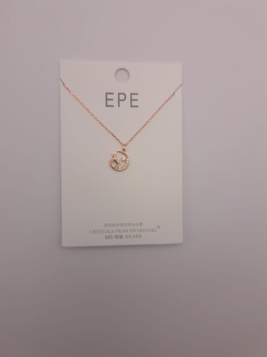 

Колье из серебра 44,5 см EPE 110, swarovski, 110