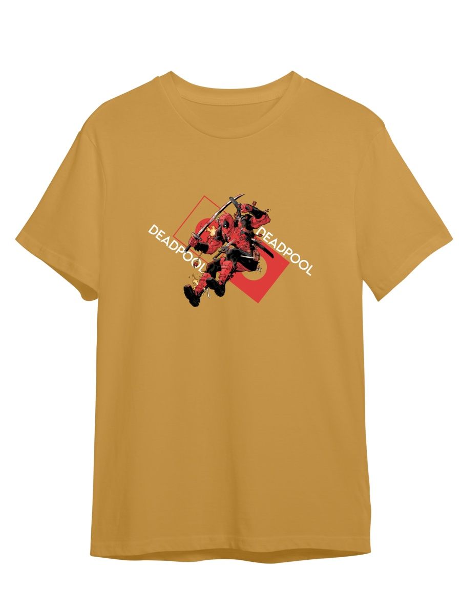 

Футболка унисекс СувенирShop Deadpool/Дэдпул/Marvel 7 желтая 4XL, Deadpool/Дэдпул/Marvel 7