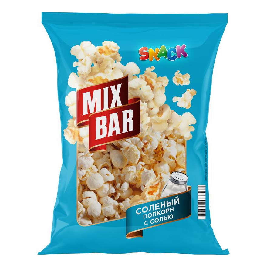 Попкорн Mixbar Snack с солью 120 г