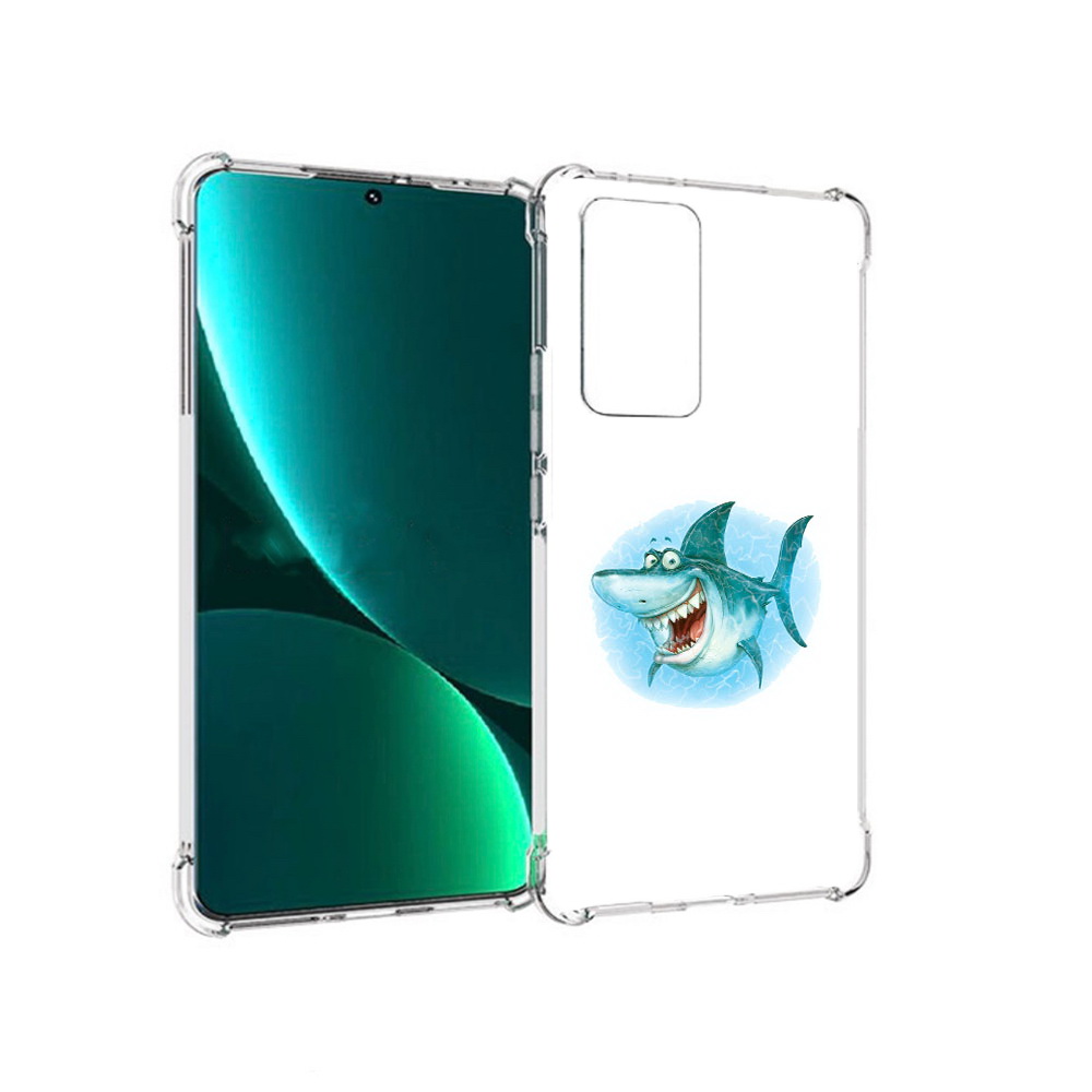 

Чехол MyPads Tocco для Xiaomi 12 Pro веселая акула (PT226953.293.261), Прозрачный, Tocco