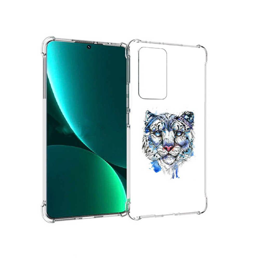 

Чехол MyPads Tocco для Xiaomi 12 Pro водяной тигр (PT226953.293.263), Прозрачный, Tocco