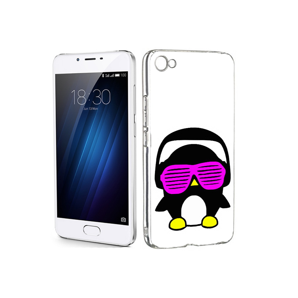 

Чехол MyPads Tocco для Meizu U20 пингвин (PT50622.85.541), Прозрачный, Tocco