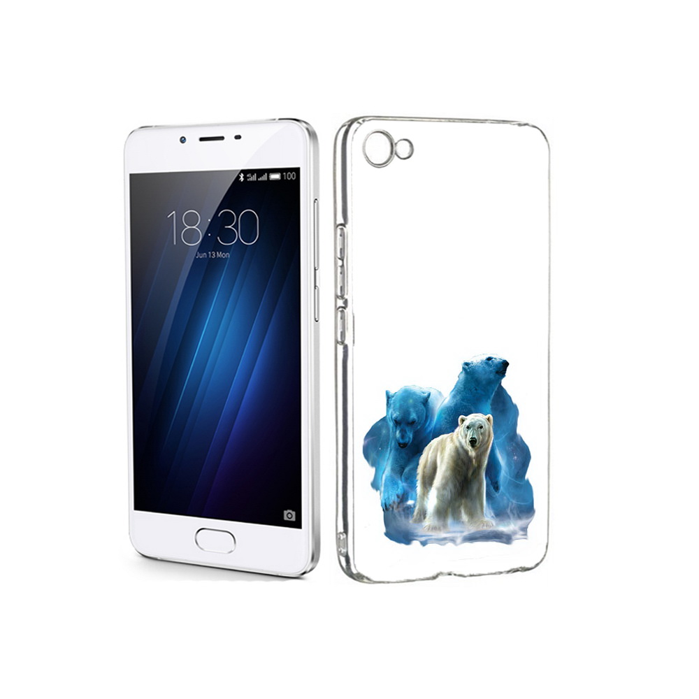 

Чехол MyPads Tocco для Meizu U20 полярный медведь (PT50622.85.549), Прозрачный, Tocco