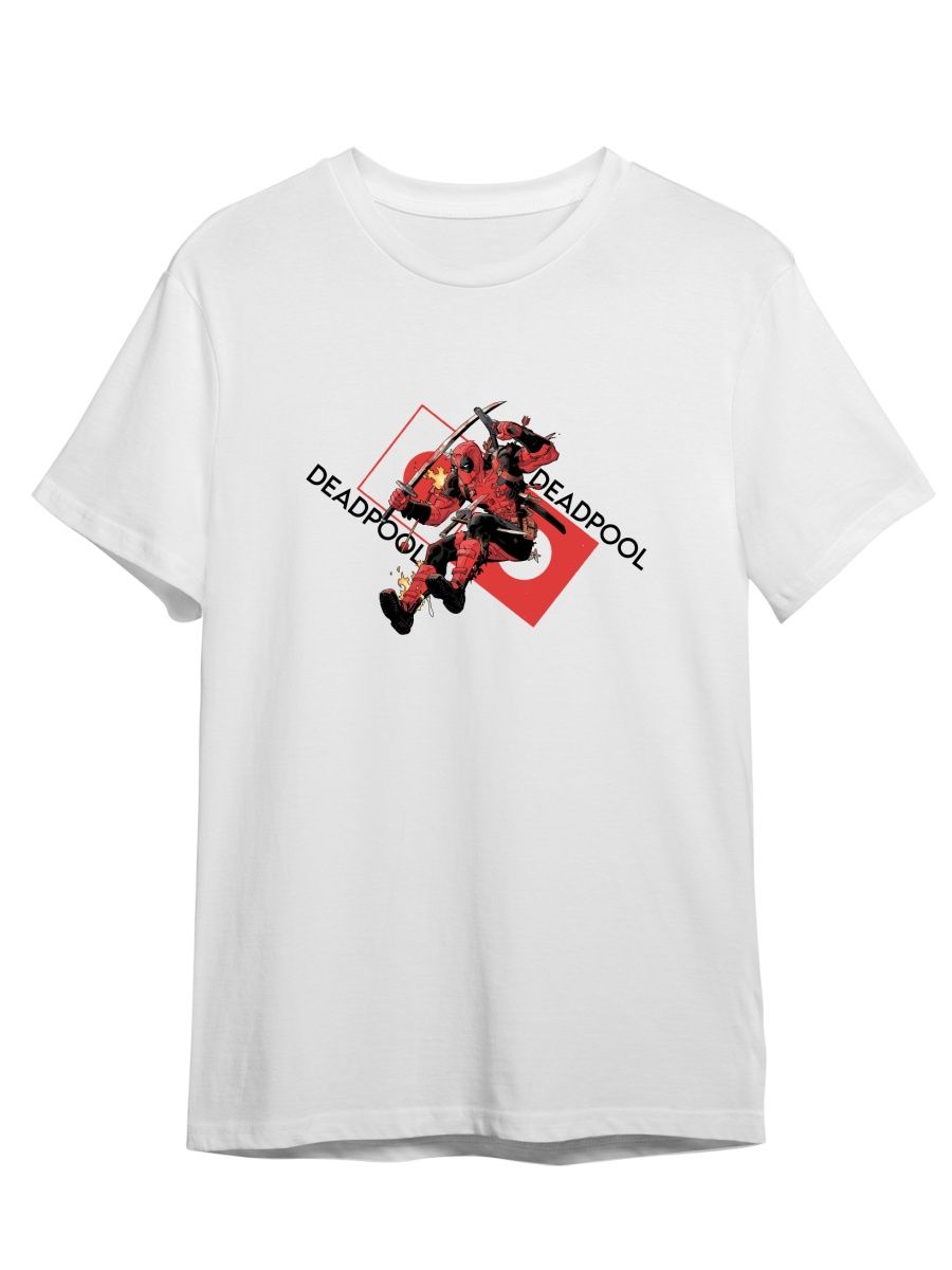 

Футболка унисекс СувенирShop Deadpool/Дэдпул/Marvel 8 белая 2XL (52-54), Белый, "Deadpool/Дэдпул/Marvel" 8