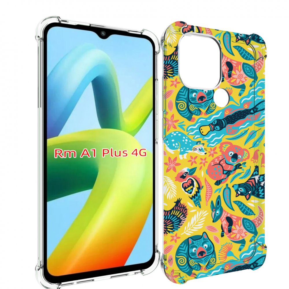 

Чехол MyPads seamless-pattern для Xiaomi Redmi A1 Plus +, Прозрачный, Tocco