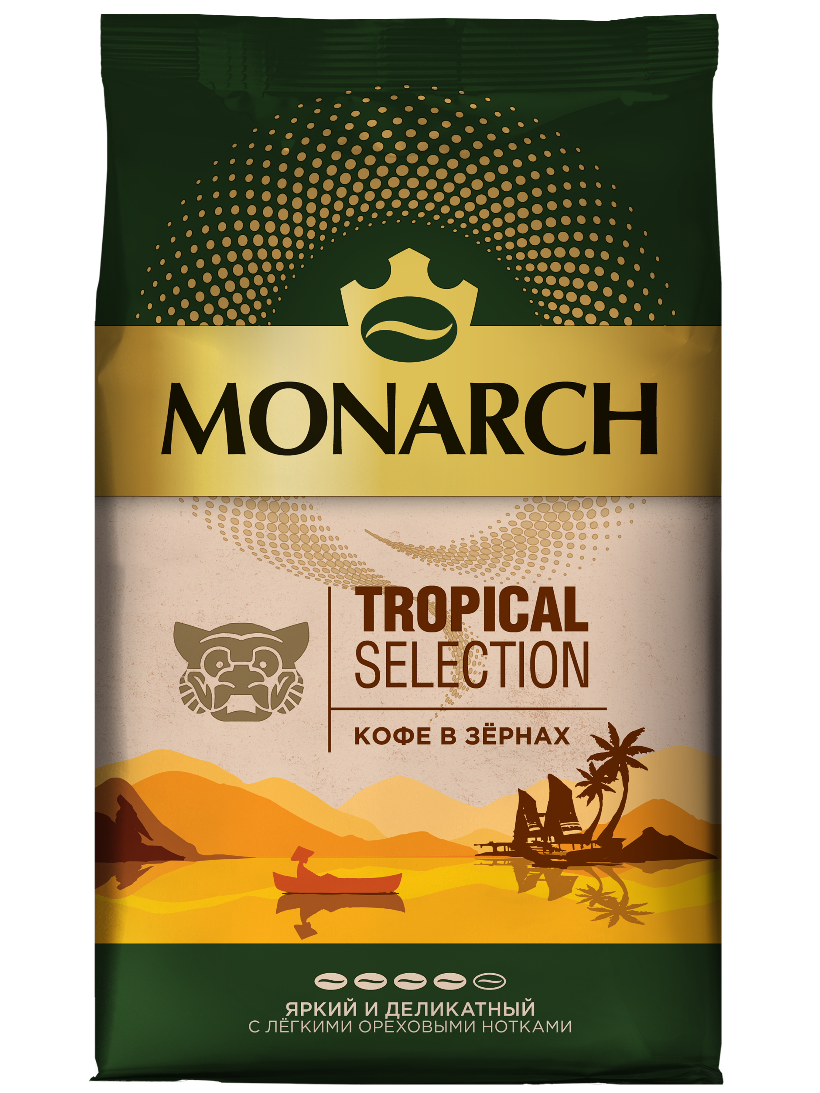 Кофе Monarh Tropical Selection жареный в зернах 800 г