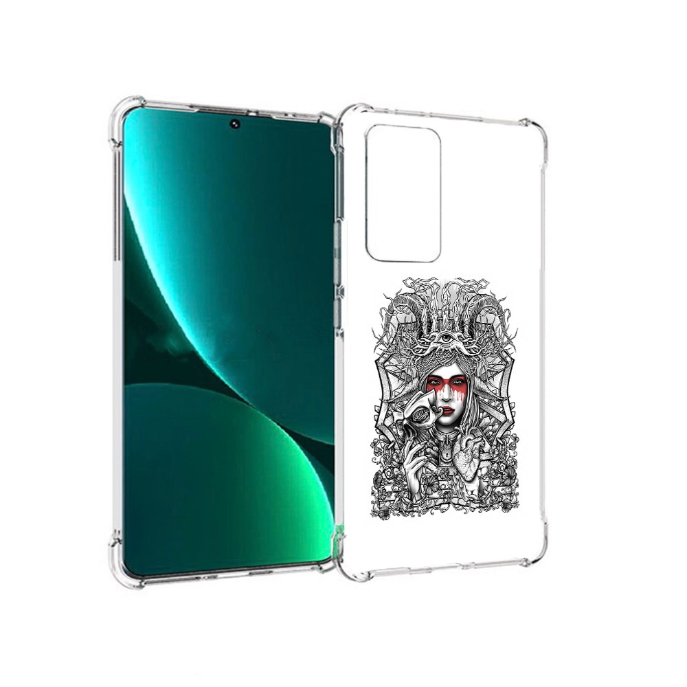 

Чехол MyPads Tocco для Xiaomi 12 Pro грусная девушка (PT226953.293.302), Прозрачный, Tocco