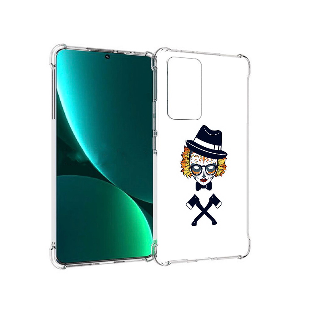 

Чехол MyPads Tocco для Xiaomi 12 Pro девушка в маске с топорами рисунок (PT226953.293.304), Прозрачный, Tocco