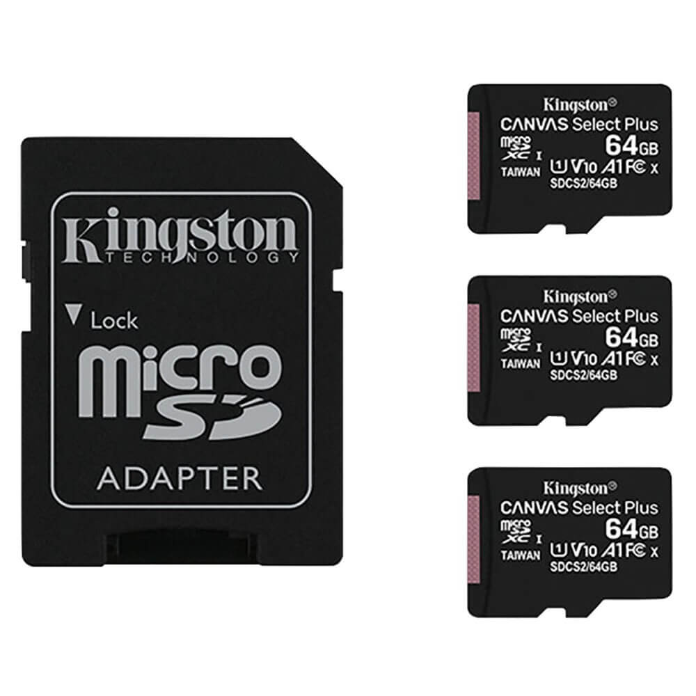 Карта памяти Kingston Micro SDXC 64Гб Canvas Select Plus (173913)