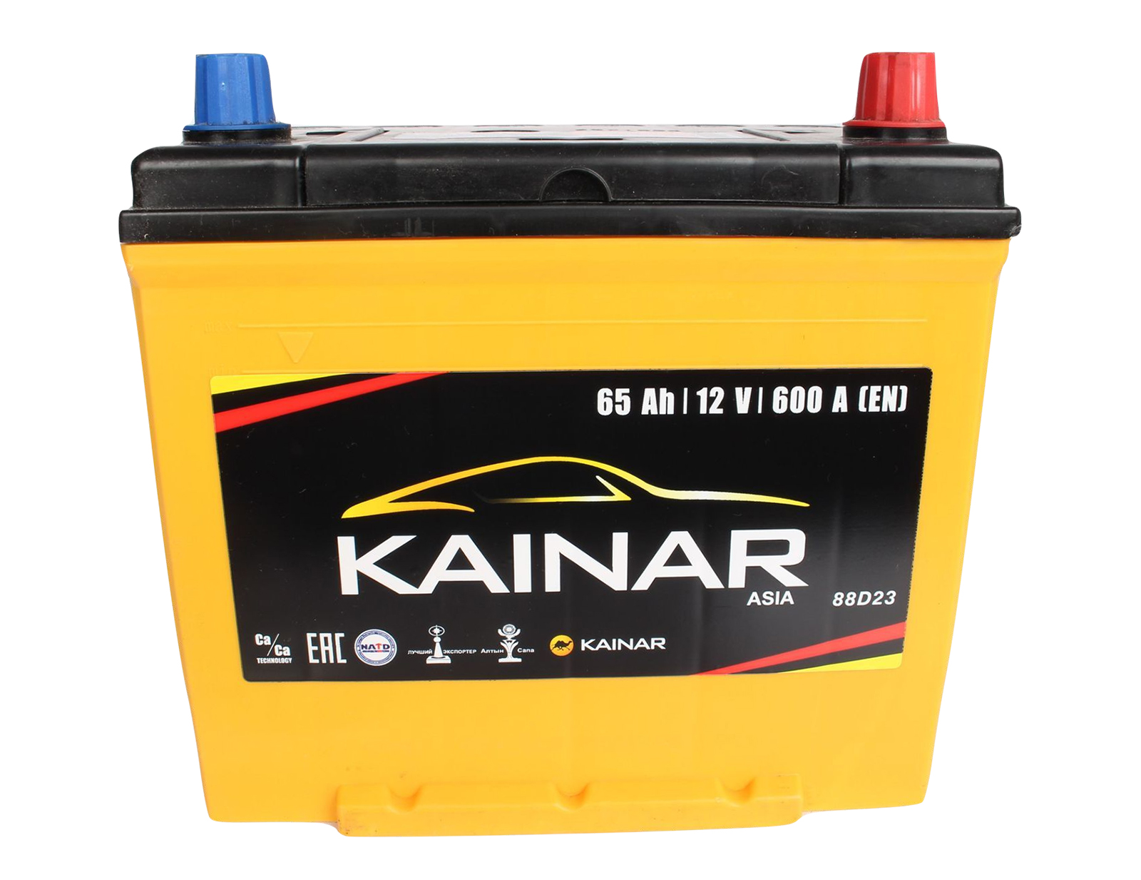 Аккумуляторная батарея KAINAR 88D23 6СТ65 азия обратная