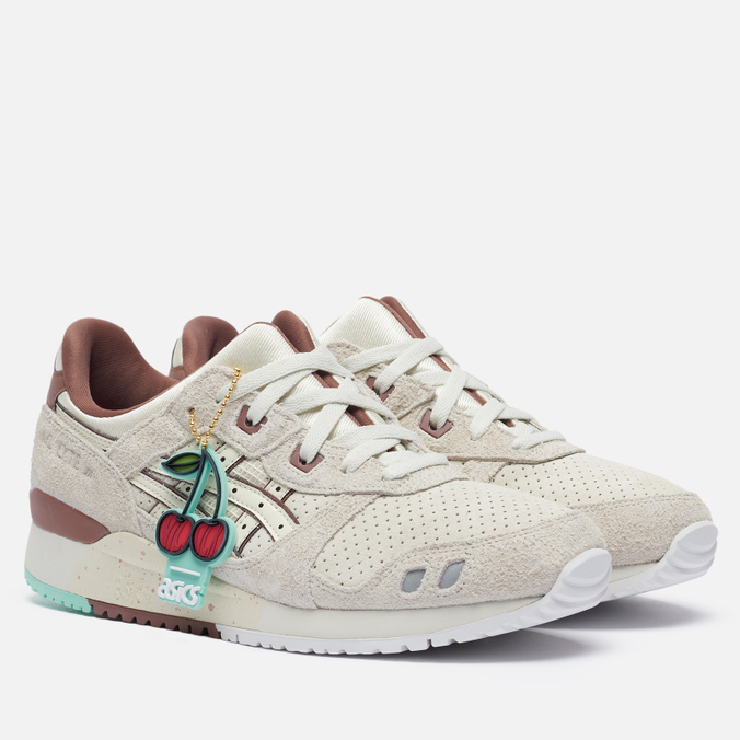 фото Кроссовки мужские asics x nice kicks gel-lyte iii og бежевые 10.5 us