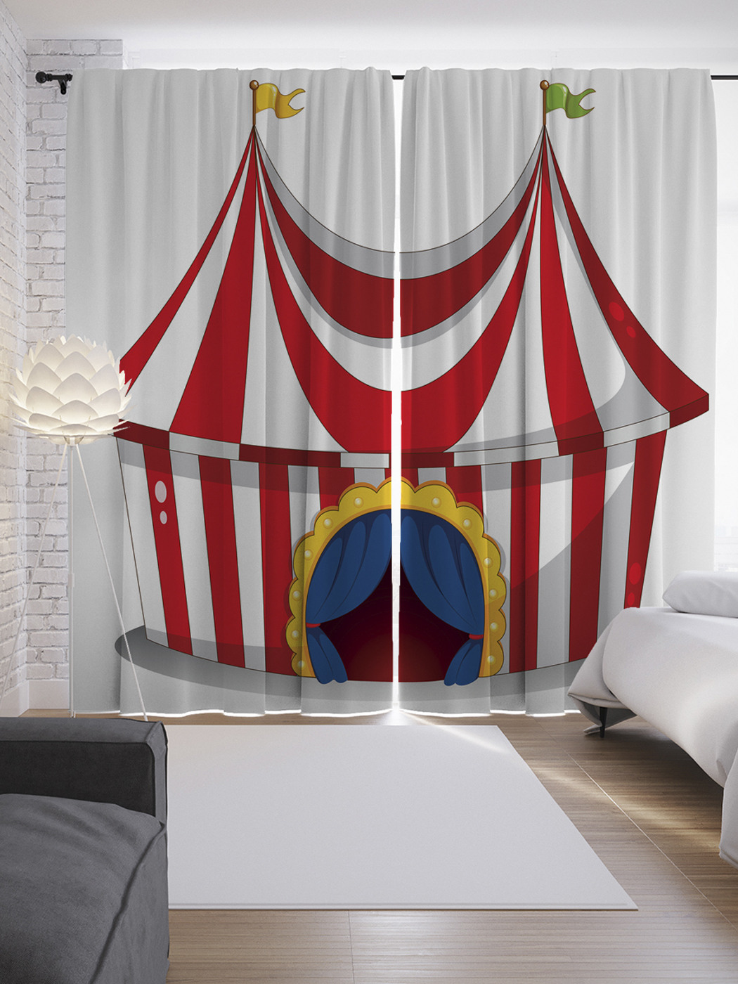 

Шторы JoyArty с фотопечатью "Добро пожаловать в цирк" из сатена, 290х265 см, Добро пожаловать в цирк