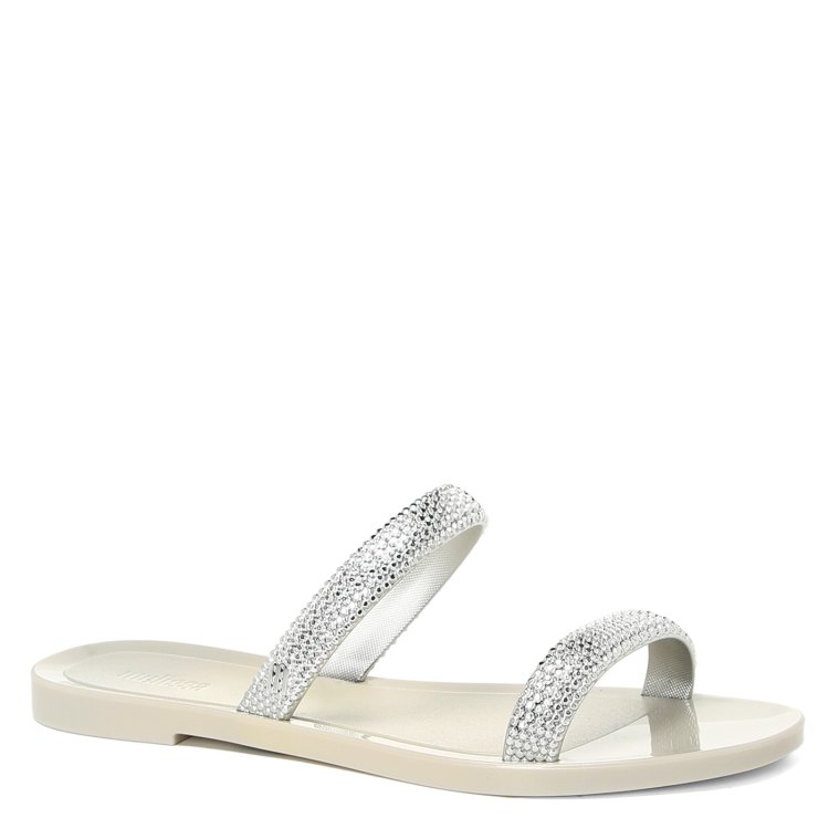 

Шлепанцы женские Melissa 33903 серебристые 37 EU, Серебристый, 33903
