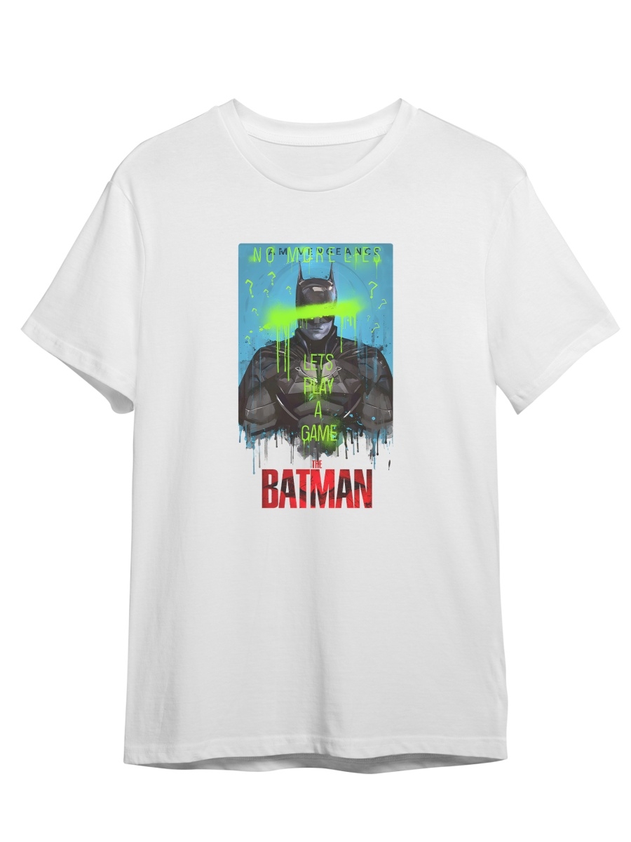 

Футболка унисекс СувенирShop Бэтмен/Batman/DC 2 белая 2XL (52-54), Белый, "Бэтмен/Batman/DC" 2