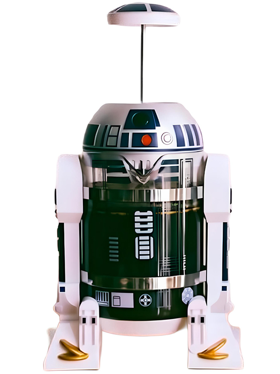 Кофейник френч пресс дроид R2-D2 р2д2 Звездные войны Star Wars (24 см, 1 литр)