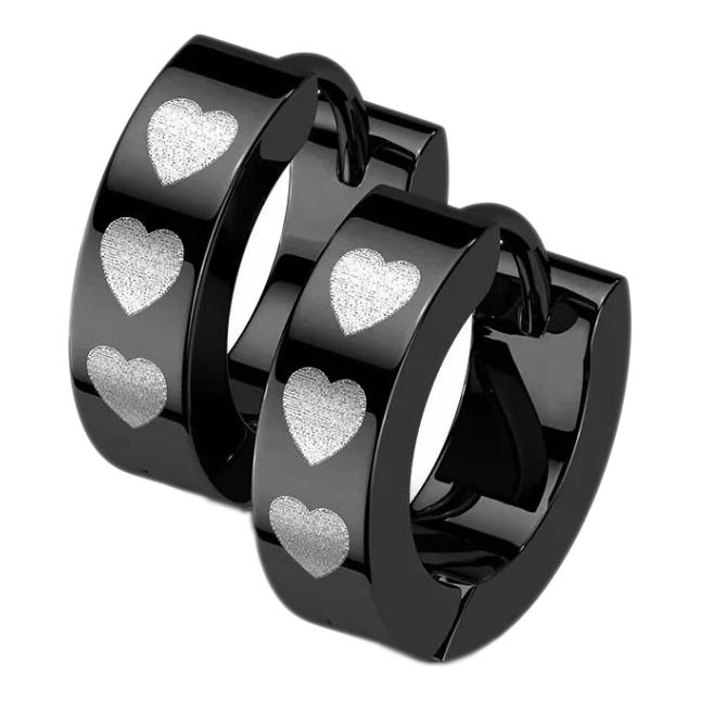 

Серьги конго из стали Spikes SE041-K, SE041-K