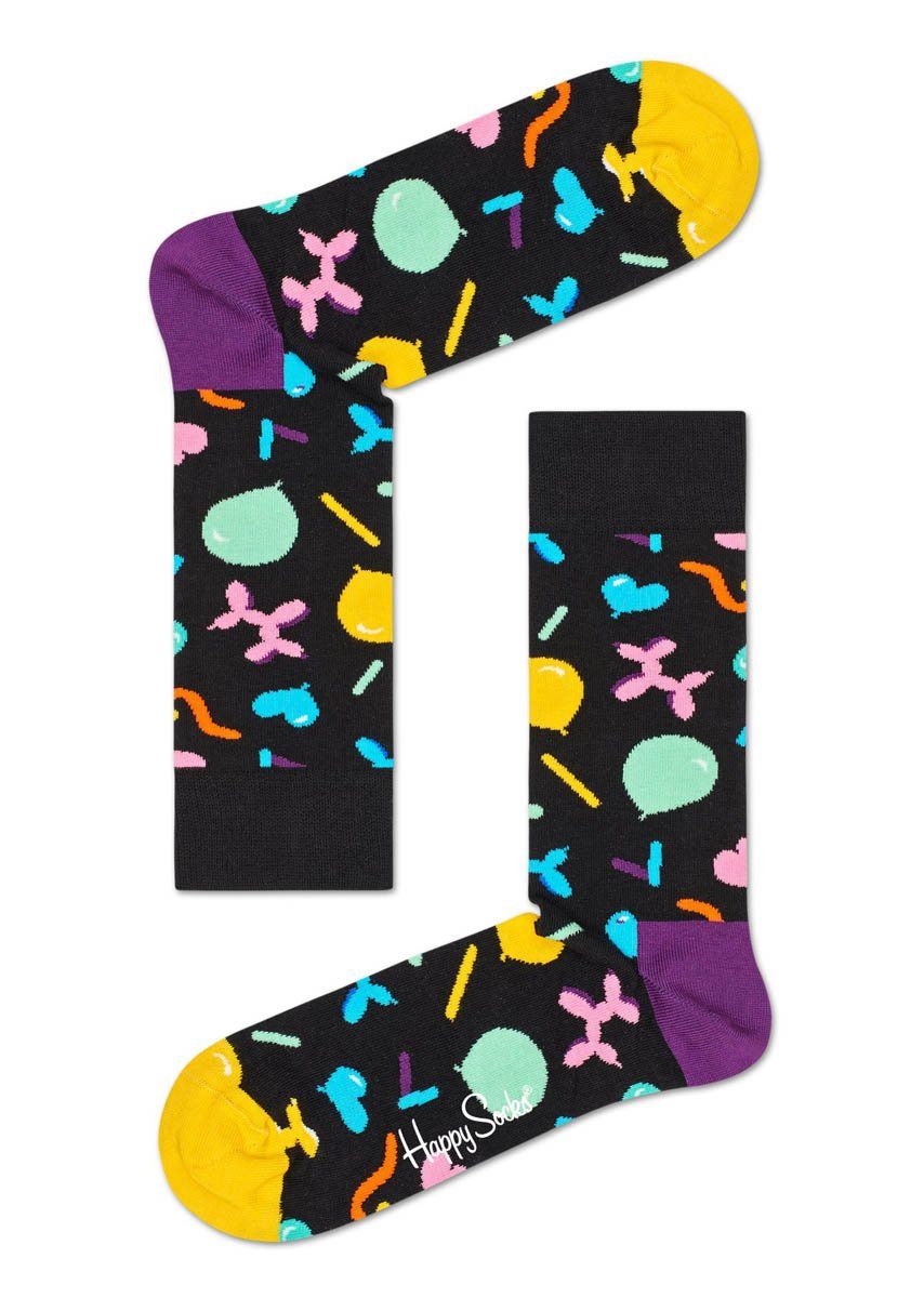 

Носки унисекс Happy Socks BAS01 черные 29, Черный, BAS01