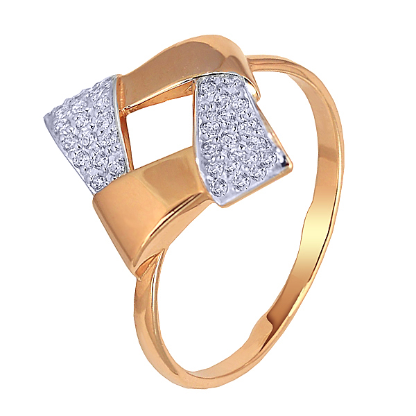 Кольцо из золота р.17 Azade 23424к, фианит