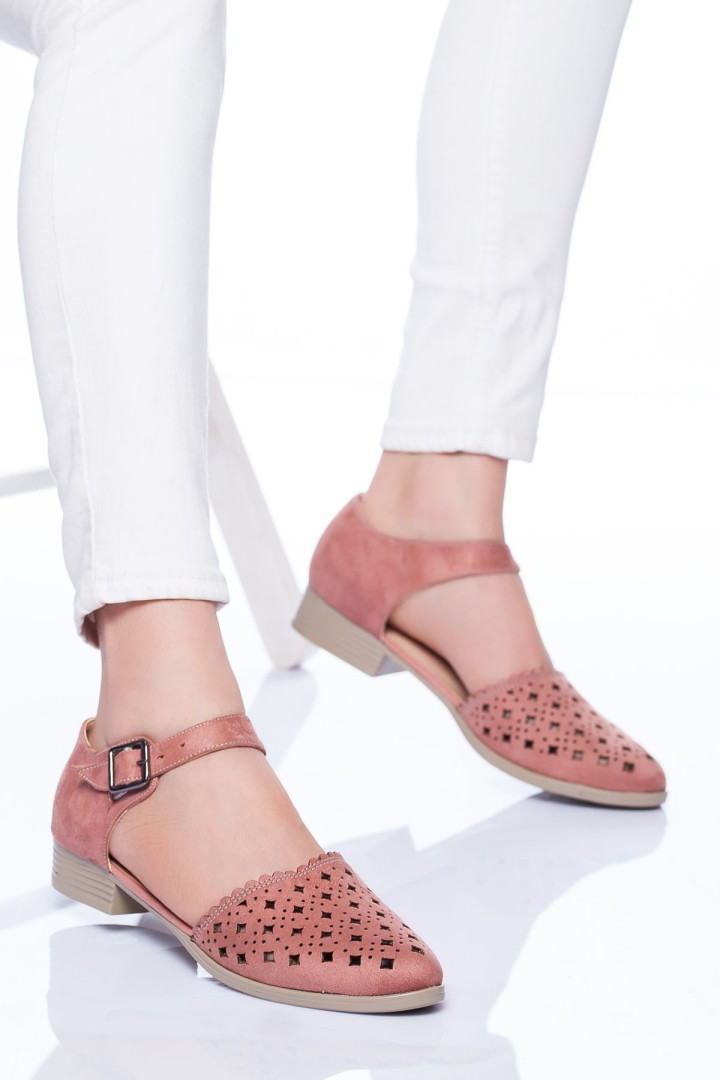 

Туфли женские Ayakkabı Frekansı AF-00000500-PDRST розовые 38 EU (доставка из-за рубежа), AF-00000500-PDRST