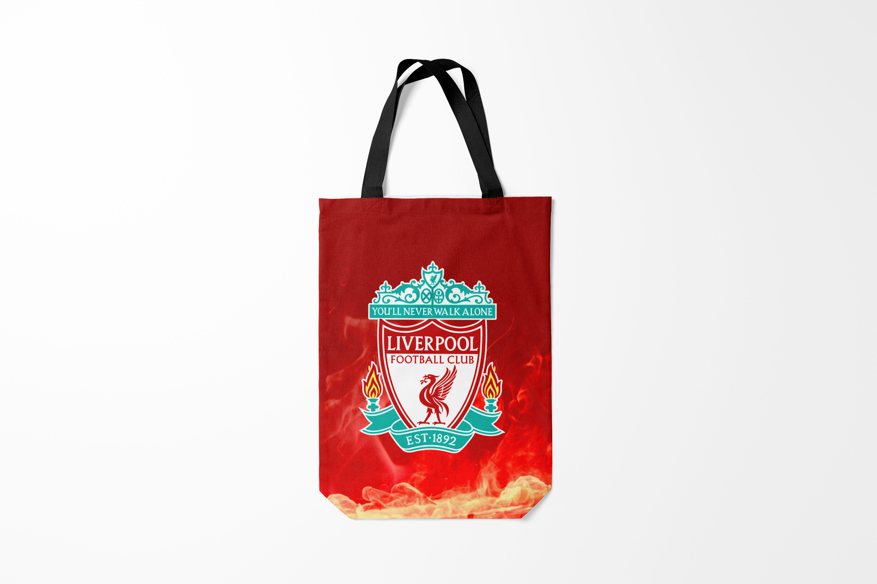 

Сумка шoппер унисекс Burnettie Liverpool Ливерпуль, красный, Liverpool Ливерпуль