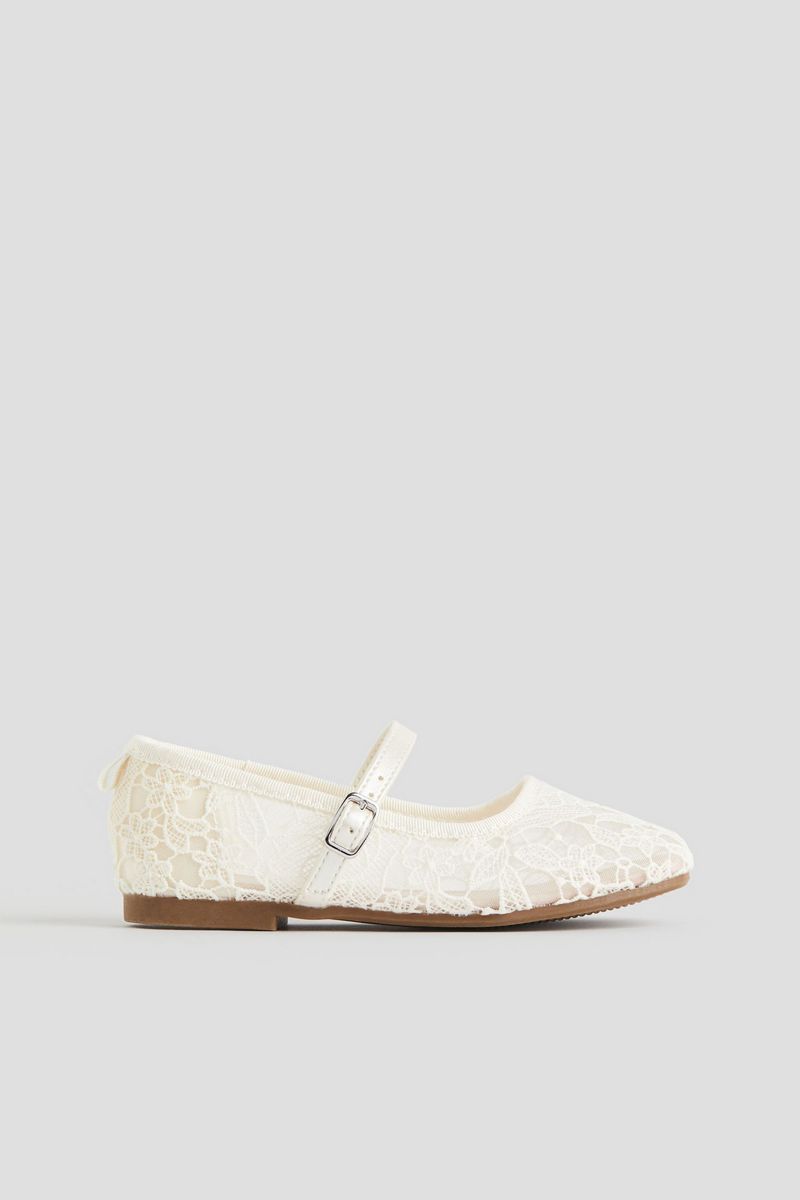 

Балетки детские H&M 1212165, Белый, 31, 1212165