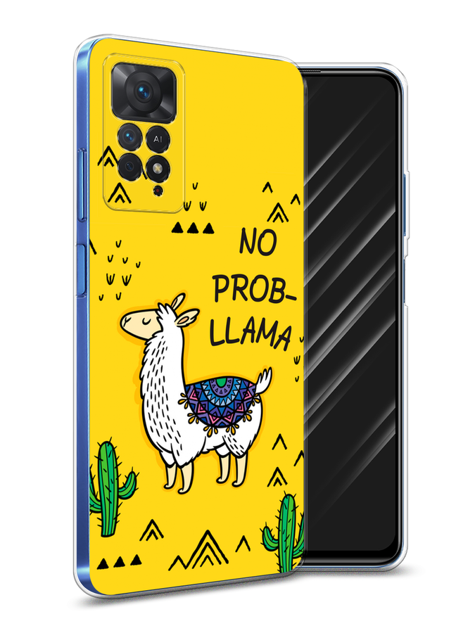 

Чехол Awog на Xiaomi Redmi Note 11 Pro "No probLLama", Разноцветный, 315650-2