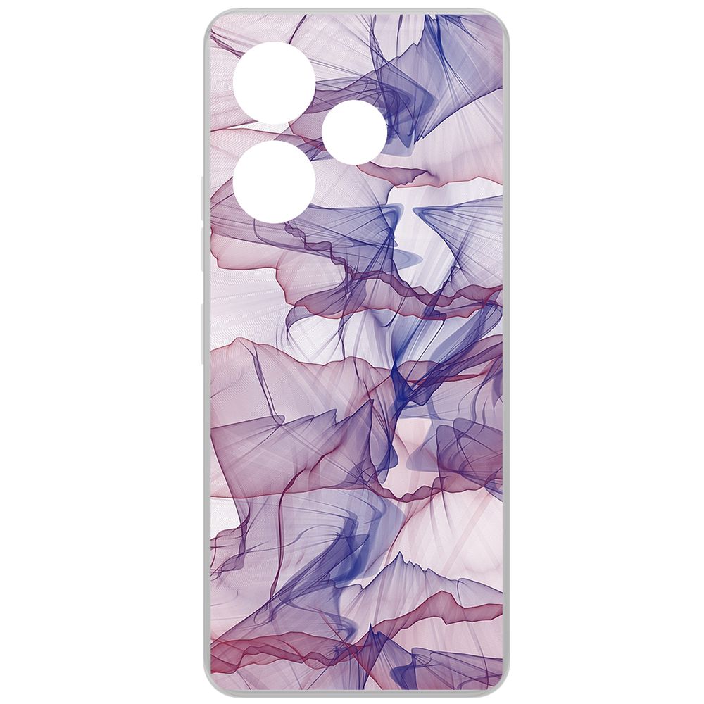 

Чехол-накладка Krutoff Clear Case Абстракт 15 для TECNO Pova 6, Прозрачный