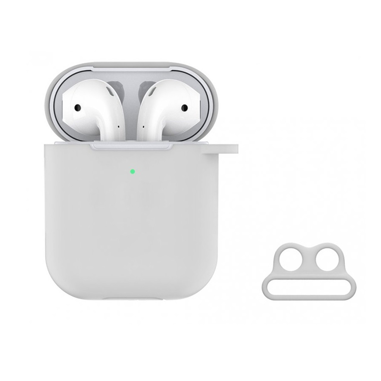 Чехол Devia Naked Silicone Case Suit для AirPods White