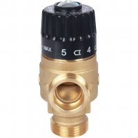 фото Svm-0125-186520 stout термостатический смесительный клапан для систем отопления и гвс 3/4"