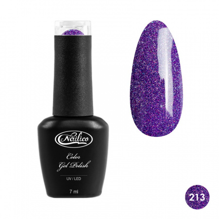 

Гель-лак Nailico № 213 Светоотражающий фиолетовый с шиммером