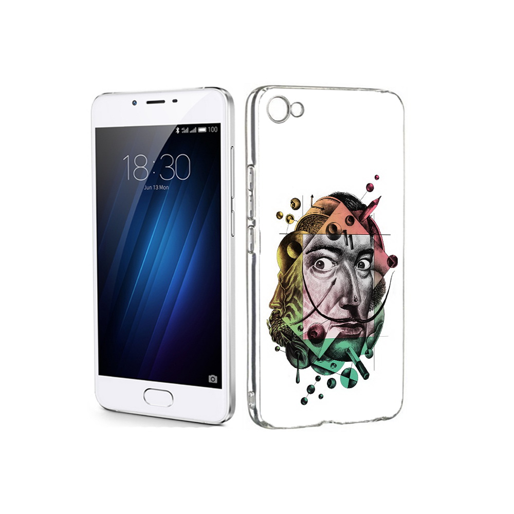 

Чехол MyPads Tocco для Meizu U20 разноцветное лицо абстракция (PT50622.85.570), Прозрачный, Tocco