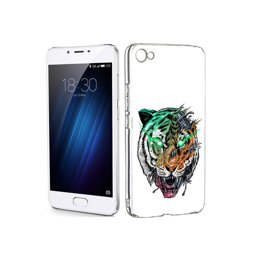 

Чехол MyPads Tocco для Meizu U20 робо-тигр (PT50622.85.584), Прозрачный, Tocco