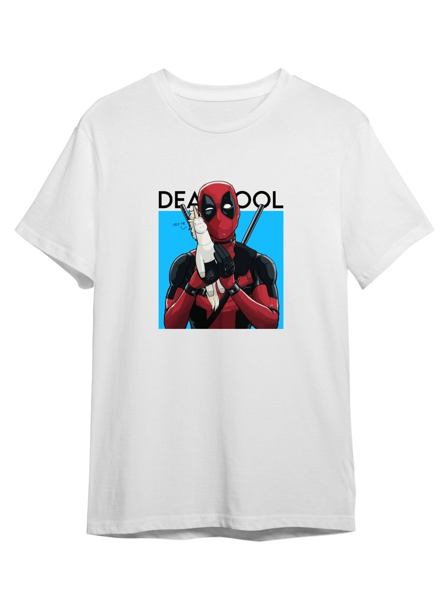 

Футболка унисекс СувенирShop Deadpool/Дэдпул/Marvel 9 белая L (48-50), Белый, "Deadpool/Дэдпул/Marvel" 9